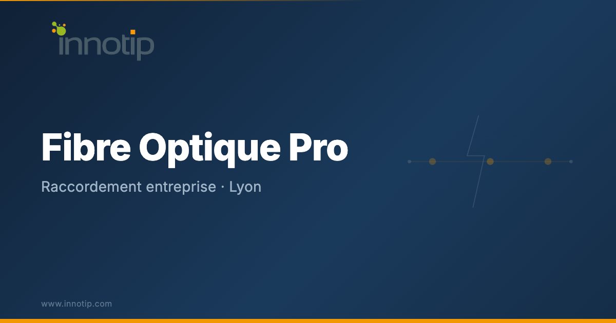 Fibre pro vs fibre grand public : ce qui change vraiment pour une PME